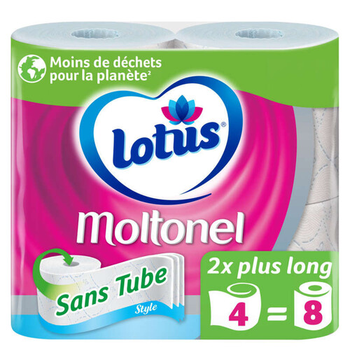 Lotus Papier Toilette Sans Tube Style 4 X