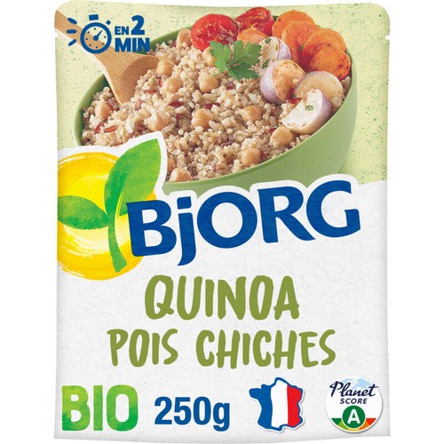Bjorg Quinoa & pois chiches, Bio 250g