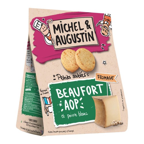 Michel & Augustin Sablés apéritif Beaufort AOP 100g