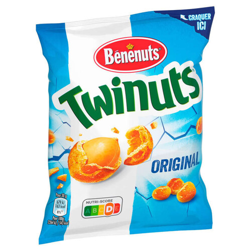 Benenuts - Twinuts - Cacahuètes enrobées saveur nature - Le sachet de 150g