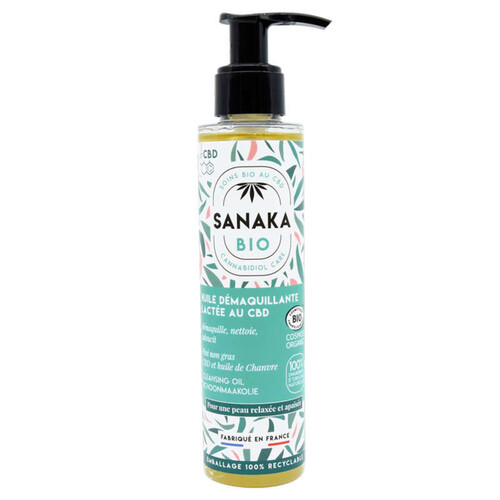 [Para]Sanaka Huile bio demaquillante cbd & chanvre 150ml