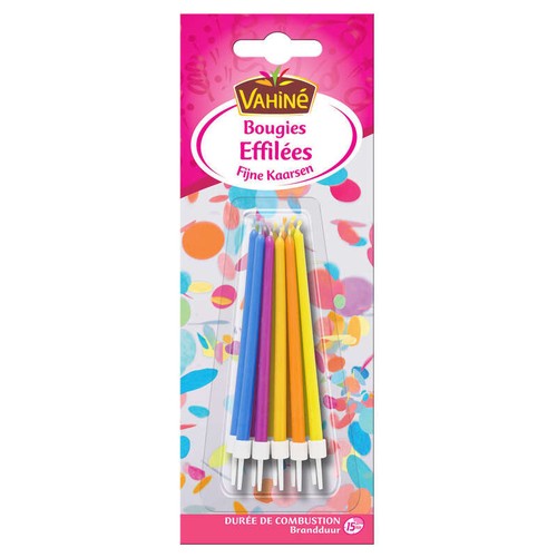 Vahiné Bougies effilées design x10