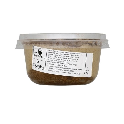 La Hulotte Tiramisu artisanal 90g