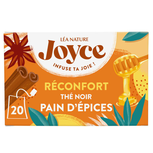 Joyce The Noir pain d'épices Réconfort Bio 30g