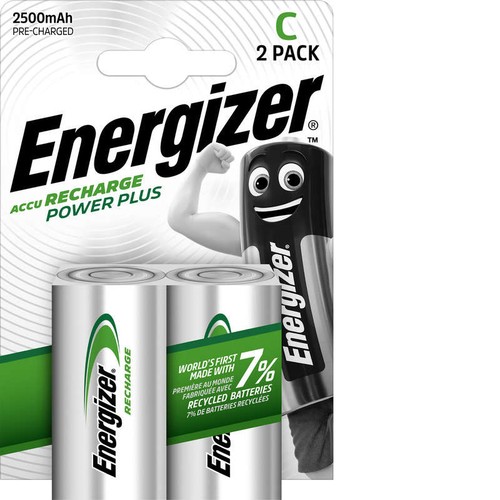 Energizer Piles Rechargeables Power Plus C/HR14 x2