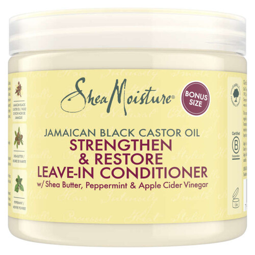 Shea Moisture après-shampooing femme huile de ricin noir de jamaïque 431ml