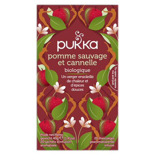 [Par Naturalia] Pukka Infusion Bio Pomme Sauvage Cannelle et Gingembre 20 Sachets