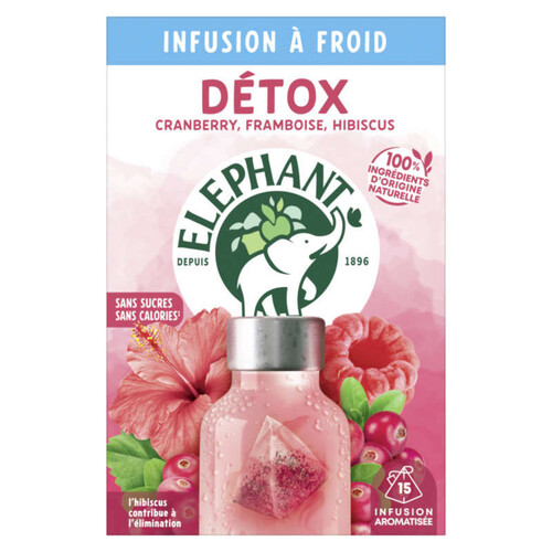 Elephant Infuse à Froid Detox 15 sachets