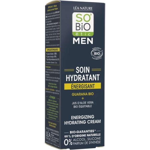 So'Bio étic soin hydratant énergisant guarana bio 50 ml