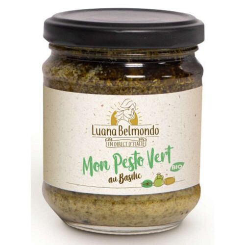 Luana Belmondo Mon Pesto Vert au Basilic 180g
