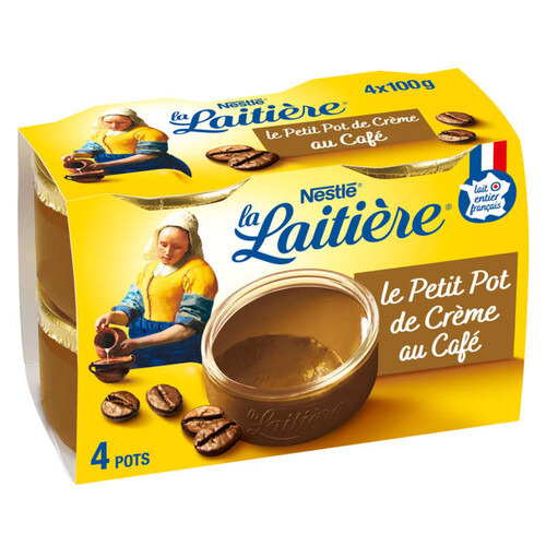 La Laitière Crèmes Desserts café 4 x 100g