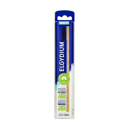 [Para] Elgydium Brosse à dents Bois Naturel souple x1