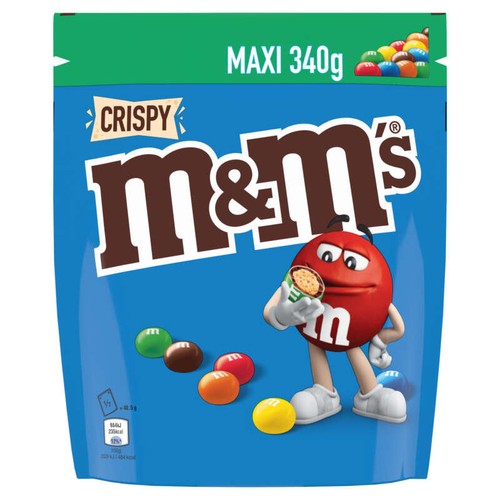 M&M's Crispy Au Riz Soufflé Pochon 340g
