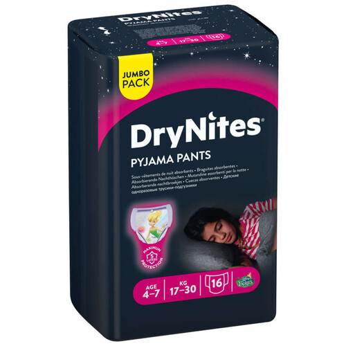 Drynites Culottes De Nuit Fille 4-7 Ans..