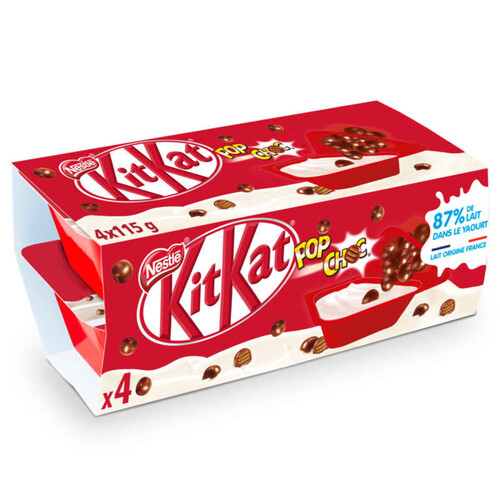 KIT KAT Yaourts pour enfants natures sucré 4 x 115g