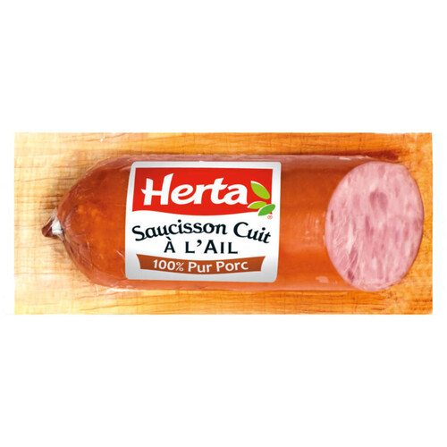 Herta saucisson cuit à l'ail 300g