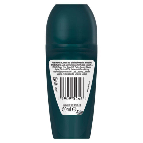 Rexona Men Déodorant Homme Bille Anti-Transpirant 72H Cobalt Dry 50ml