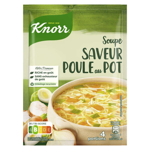 Knorr Soupe Poule au Pot aux Petits Légumes 4 Portions 72g