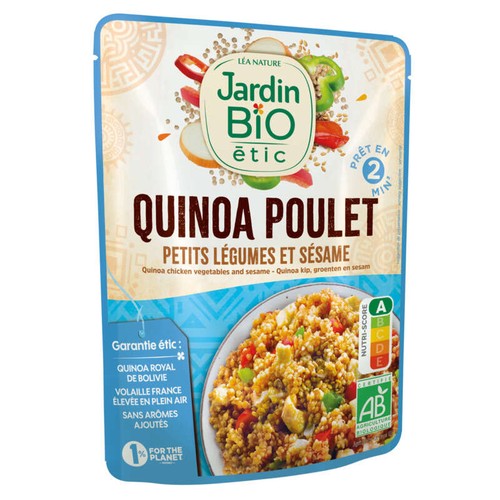 Jardin Bio Quinoa Poulet Et Sésame, 250g