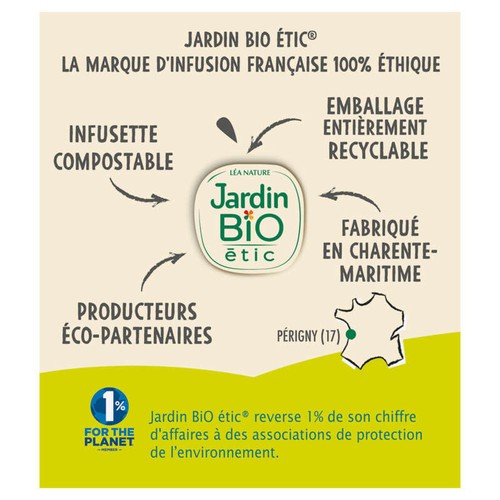 Jardin Bio Etic Infusion Thym Citronné Sachet x20 30g