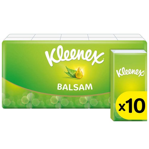 Kleenex Mouchoirs Balsam Aloe vera Etuis x10