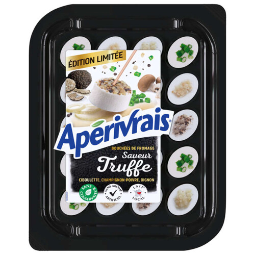 Aperivrais saveur Truffes Ciboulette, champignon -poivre, oignon Edition Limitée 100g