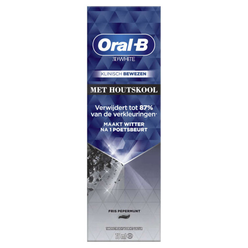 Oral-B 3D White Charbon Dentifrice 75ml