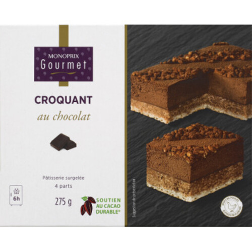 Monoprix Gourmet Le Croquant Au Chocolat 275 G