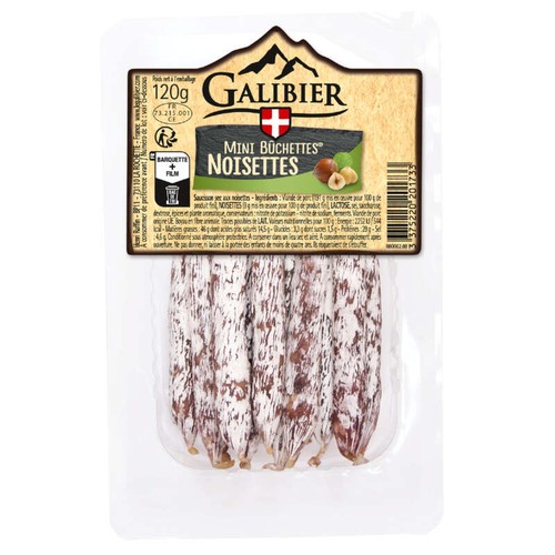 Henri Raffin Mini Bûchettes Noisettes 120g