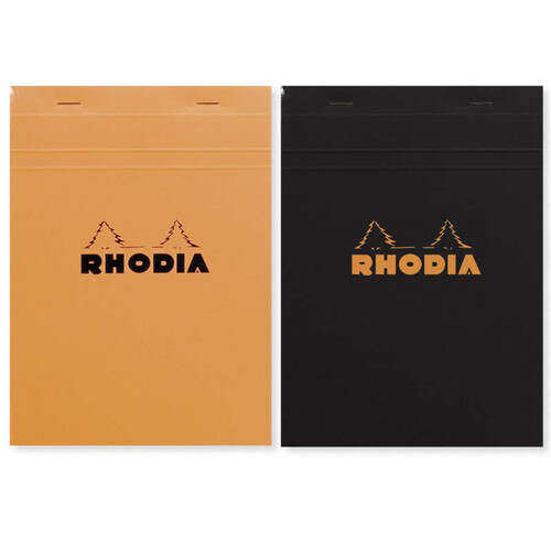Rhodia Bloc Notes, Petits Carreaux, 14,8X21Cm, 80 Pages