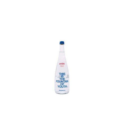 Evian eau minérale Pharrell Williams Série limitée 2024 75cl