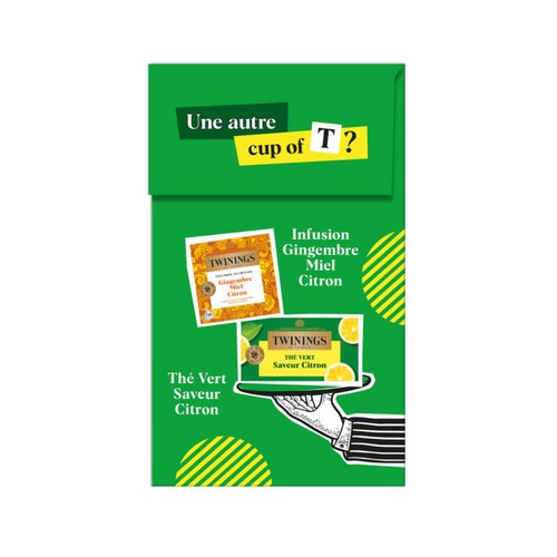 Twinings Thé Vert Saveur Citron Vert Gingembre 32g