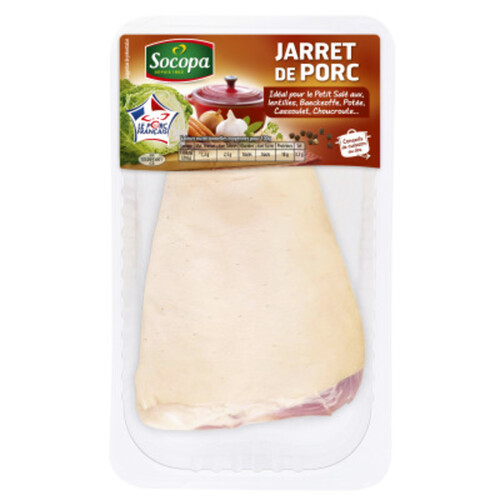 Socopa Jarret De Porc Demi-Sel 900G environ