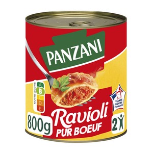 Panzani Ravioli pur bœuf 800g