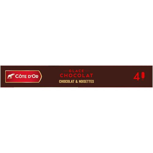 Côte D'Or Bâtonnet Chocolat Au Lait Noisettes X4 260G