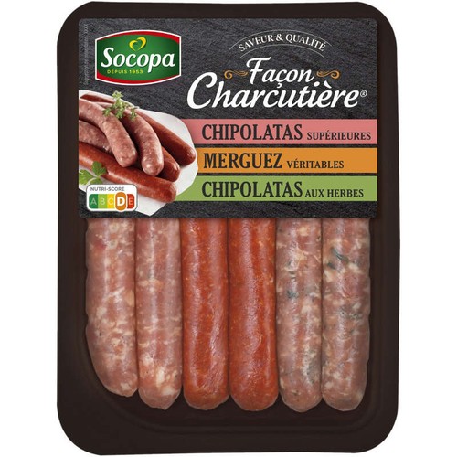 Socopa Assortiment de Saucisses  x6
