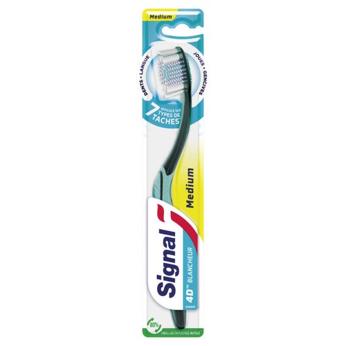 Signal Brosse à dents 4D Blancheur Medium x1