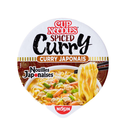 Nissin Nouilles Japonaises Curry Japonais Coupe 67G