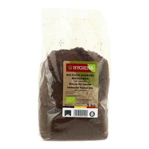 Hygiena Sucre De Canne Semoule Brun Bio 1Kg