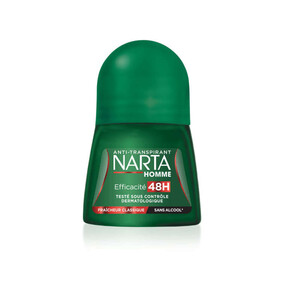 Narta Déodorant Homme Bille 48h Fraîcheur Classique Sans Alcool 50ml