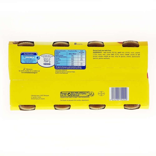 La Laitière Crème caramel 8x100g