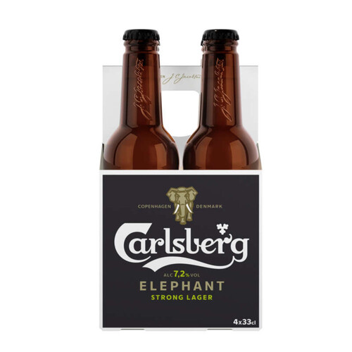 Carlsberg Éléphant Bière 7.2° D’Alcool 4x 33cl
