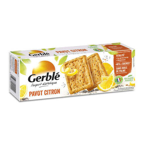 Gerblé Biscuits Pavot Citron 200G