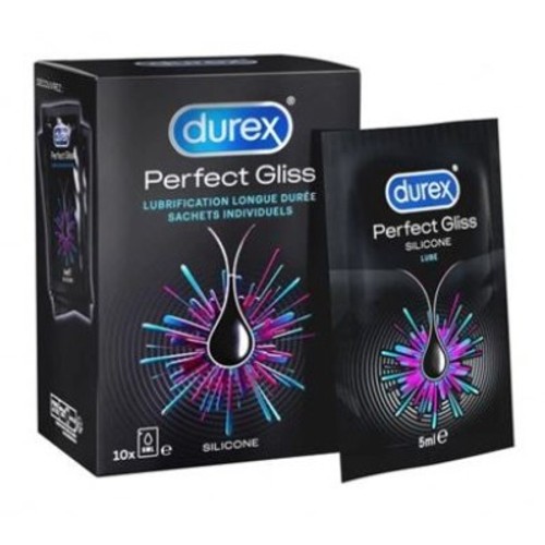 Durex Perfect Gliss Lubrification Longue Durée Sachets Individuels X10