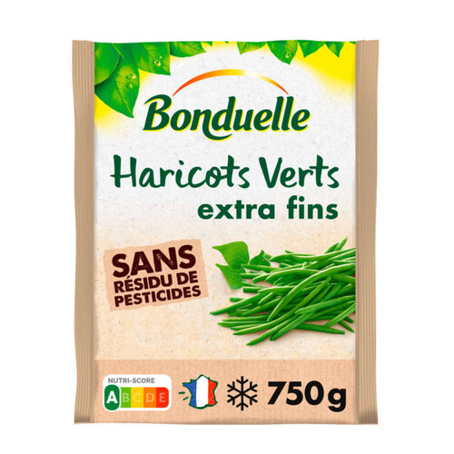 Bonduelle Le Haricot Vert Extra-Fin Sans Résidu De Pesticides 750G