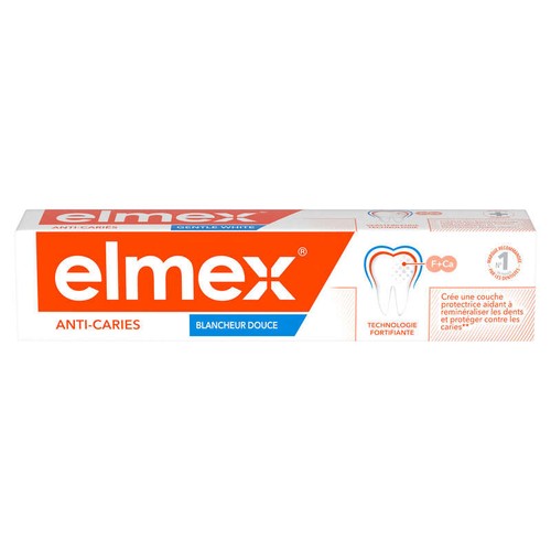 Elmex Dentifrice Anti-Caries Blancheur Douce 75ml