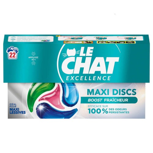 Le Chat Excellence Maxi discs Boost fraîcheur x22