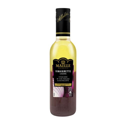 Maille Vinaigrette Légère Vinaigre de Vin Rouge & Échalotes 36 cl