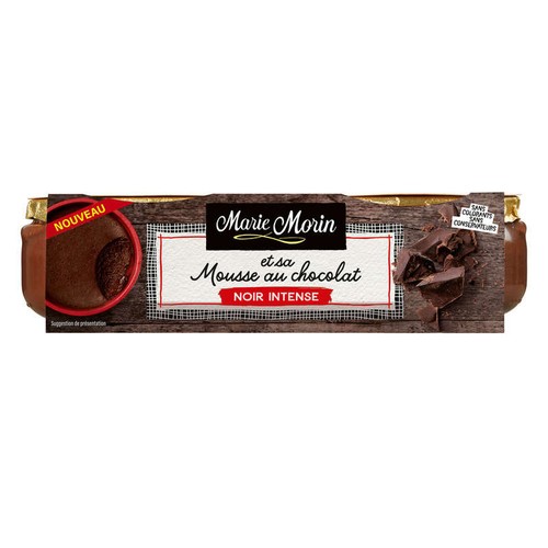 Marie Morin Mousse au chocolat noir intense 2x100g