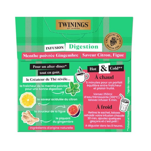 Twinings Infusion Digestion 20 sachets